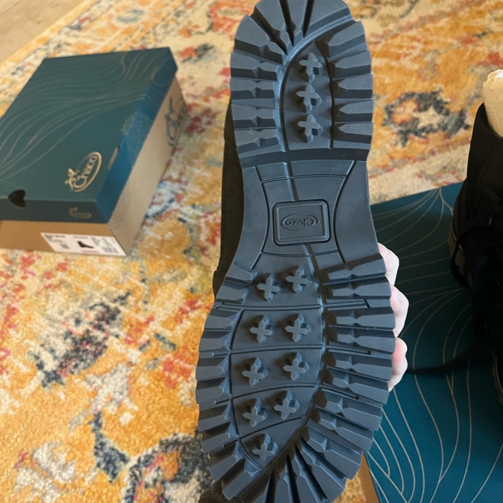 Chaco Women's Fields Lace Waterproof Black Boots - Picture 5 of 6